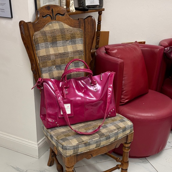 Beijo Shiny Pink Tote Bag #45 - Picture 8 of 16